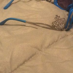 Hustler Hollywood Accessories - Authentic hustler oversized sunglasses blue Hustler Hollywood Accessories - Authentic hustler oversized sunglasses blue